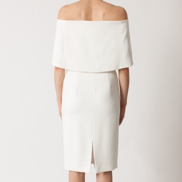 Black Halo White Dress - Picture 2 of 8